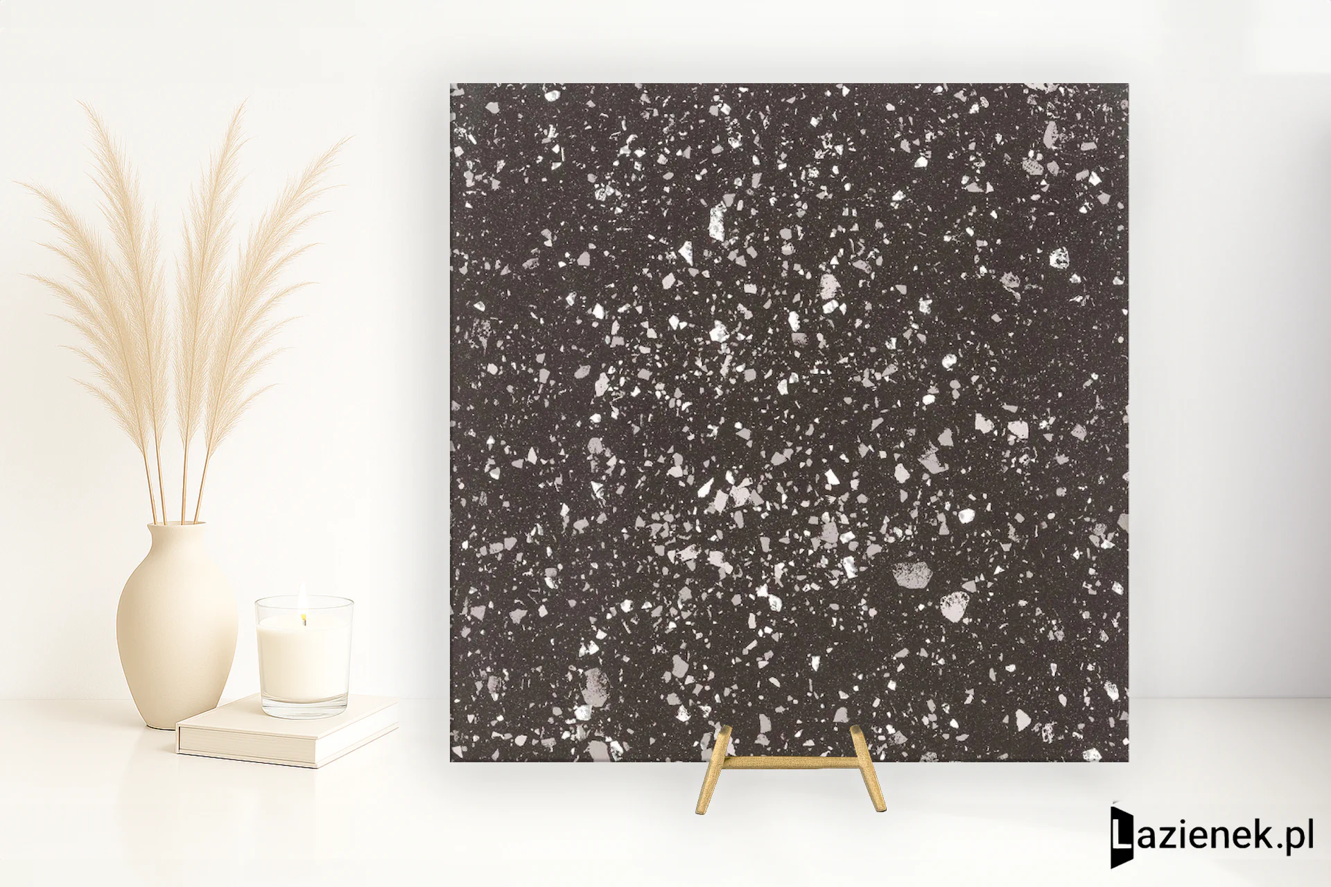 Casalgrande Padana Terrazzotech Nero mat c2 60x60 cm gr. 10 mm - płytka rektyfikowana/14607154